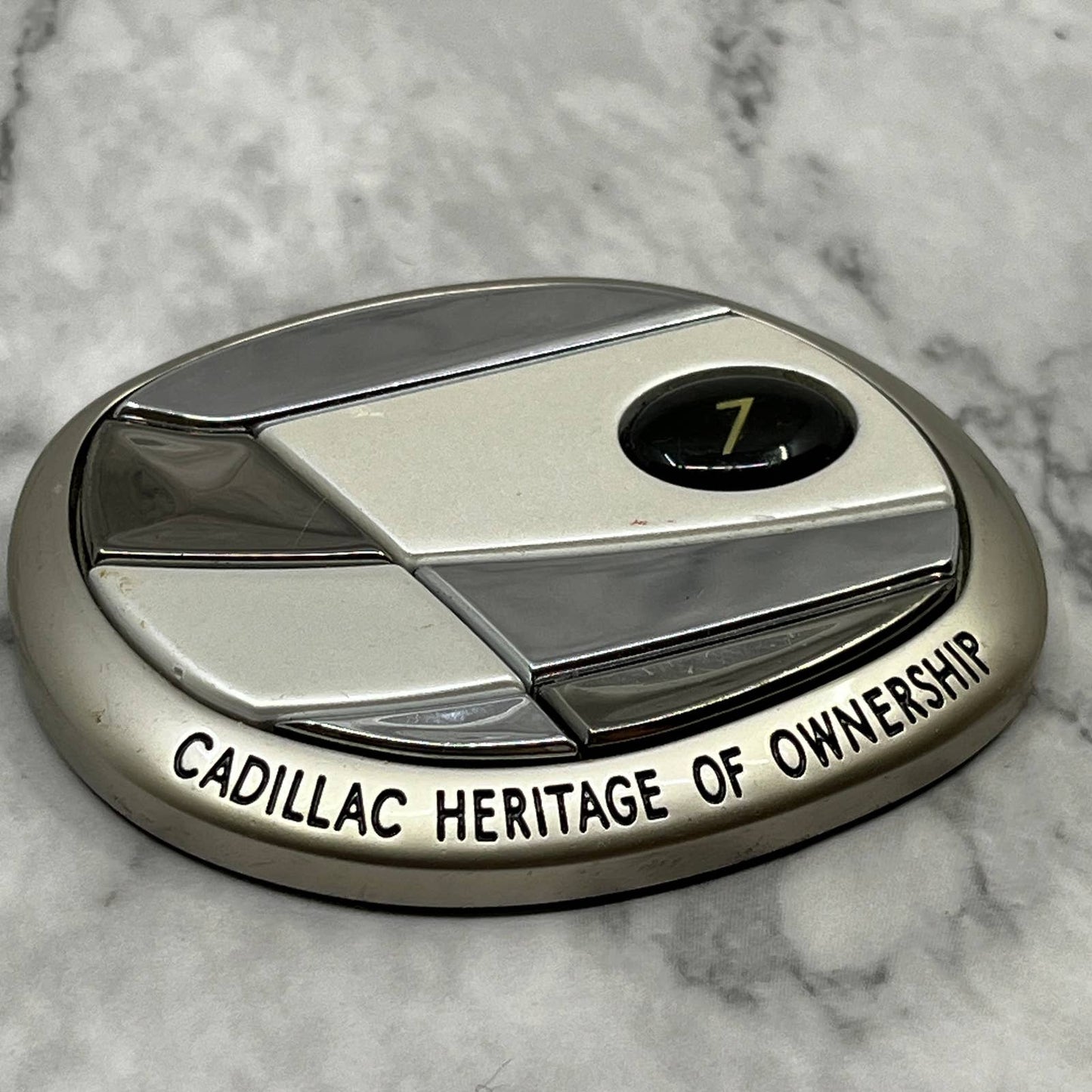Cadillac Motor Car Division Heritage of Ownership 7 Medallion Grill Emblem SA2