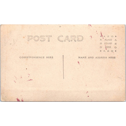 Antique RPPC Postcard Man Wearing Derby Hat EA3