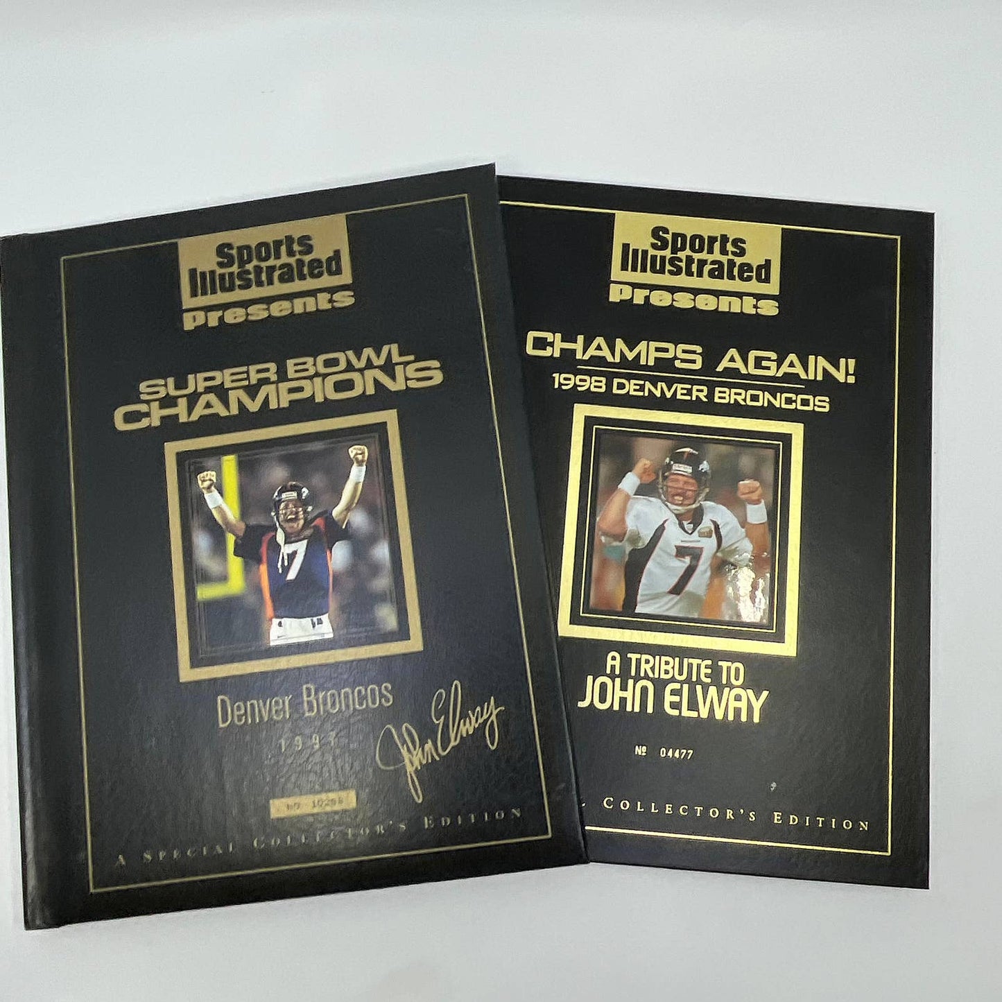 Sports Illustrated Super Bowl Champions Denver Broncos 1997 & 1998 SET TG3