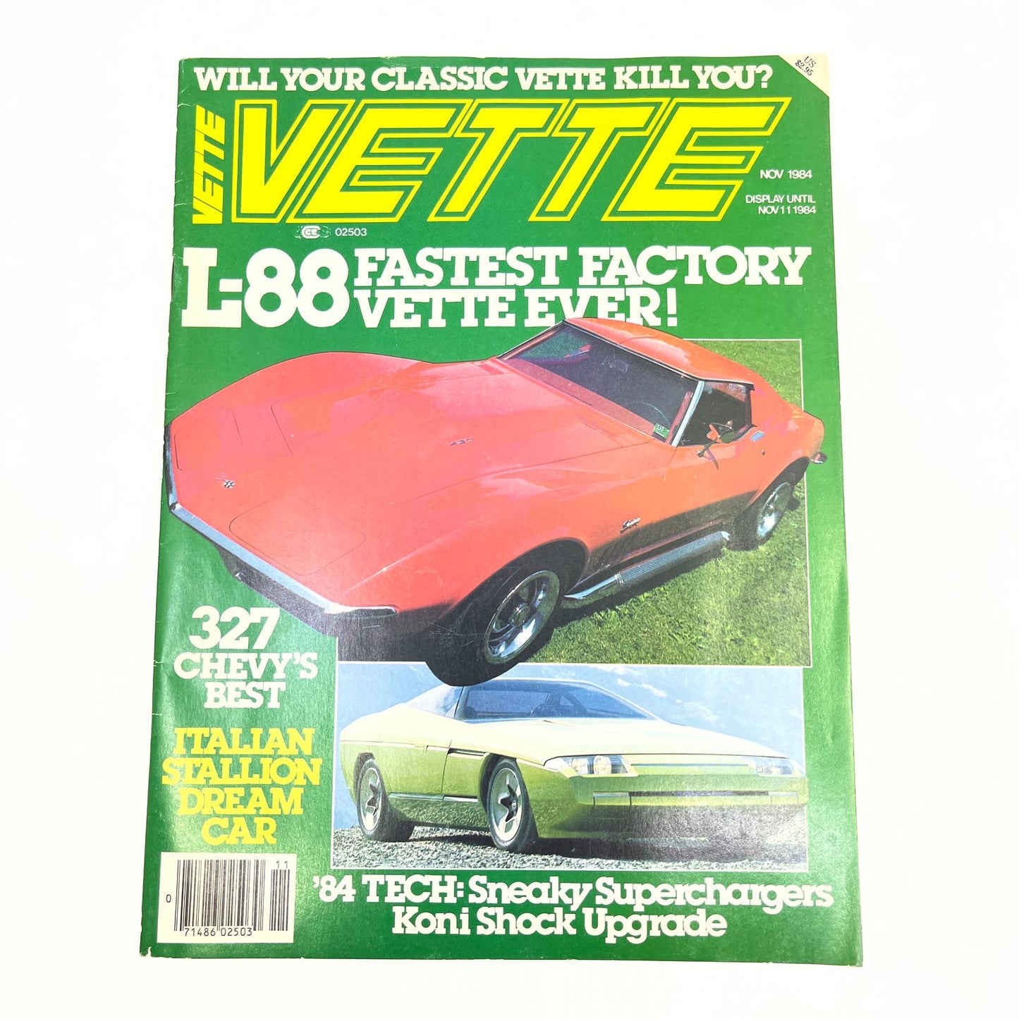 1984 Oct/Nov - VETTE Magazine Corvette STREET AND CUSTOM '67 COUPE TG1