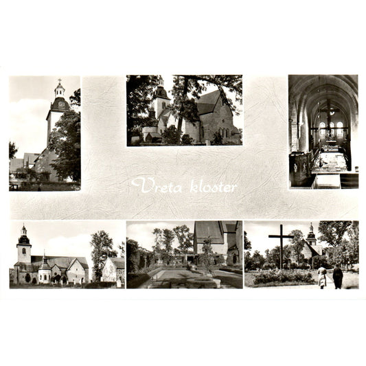 Vreta Kloster Attractions Original Postcard P2-1