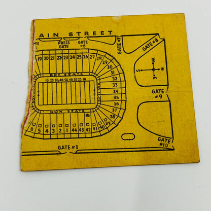 1941 Iowa vs Michigan College Football Ticket Stub AA2