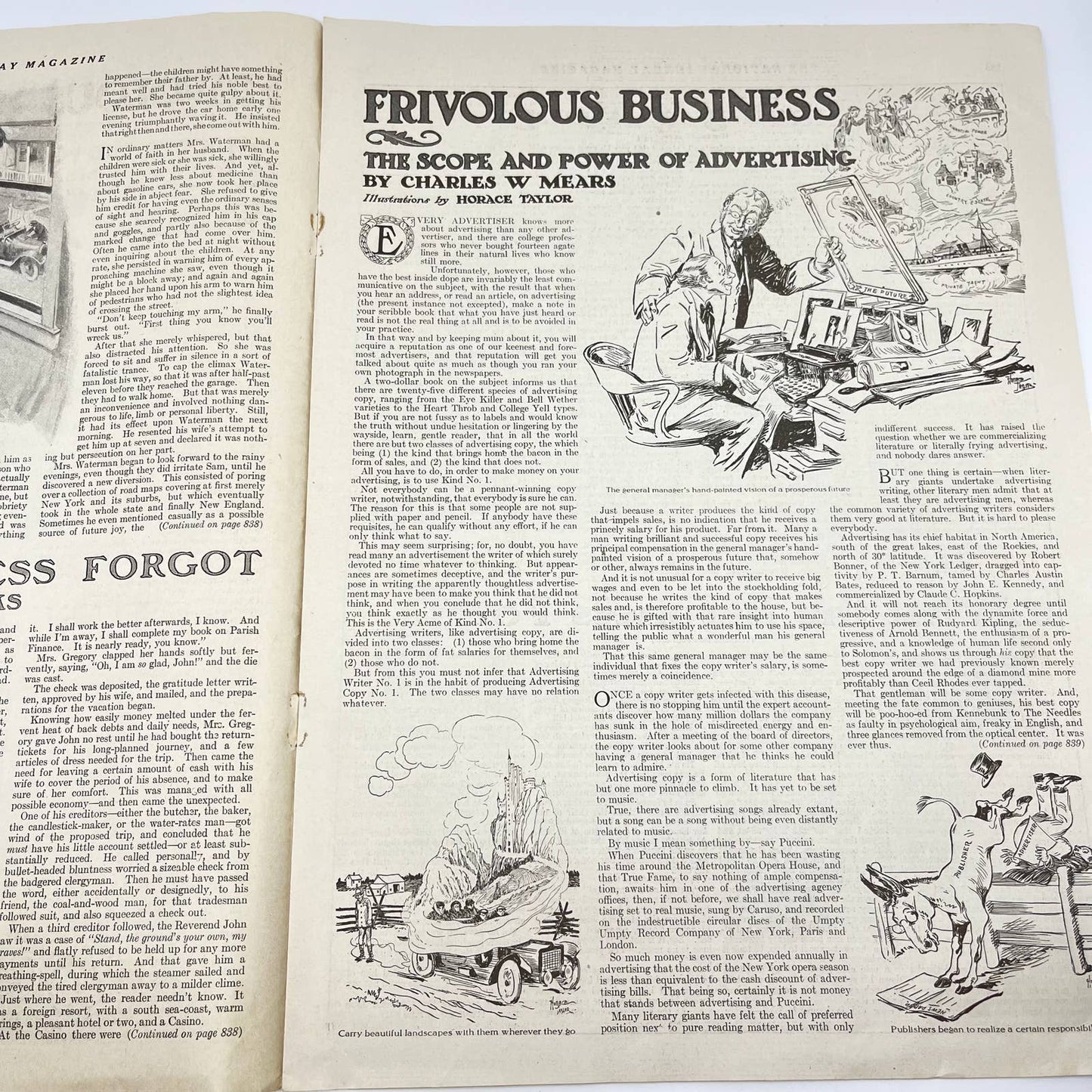 1916 The National Sunday Magazine Oct. 8 Norman Rockwell Cover Chicago FL3