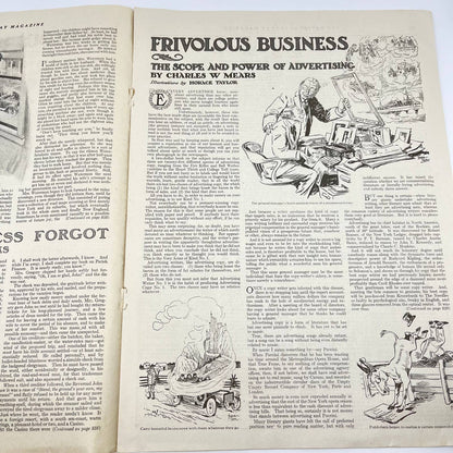 1916 The National Sunday Magazine Oct. 8 Norman Rockwell Cover Chicago FL3