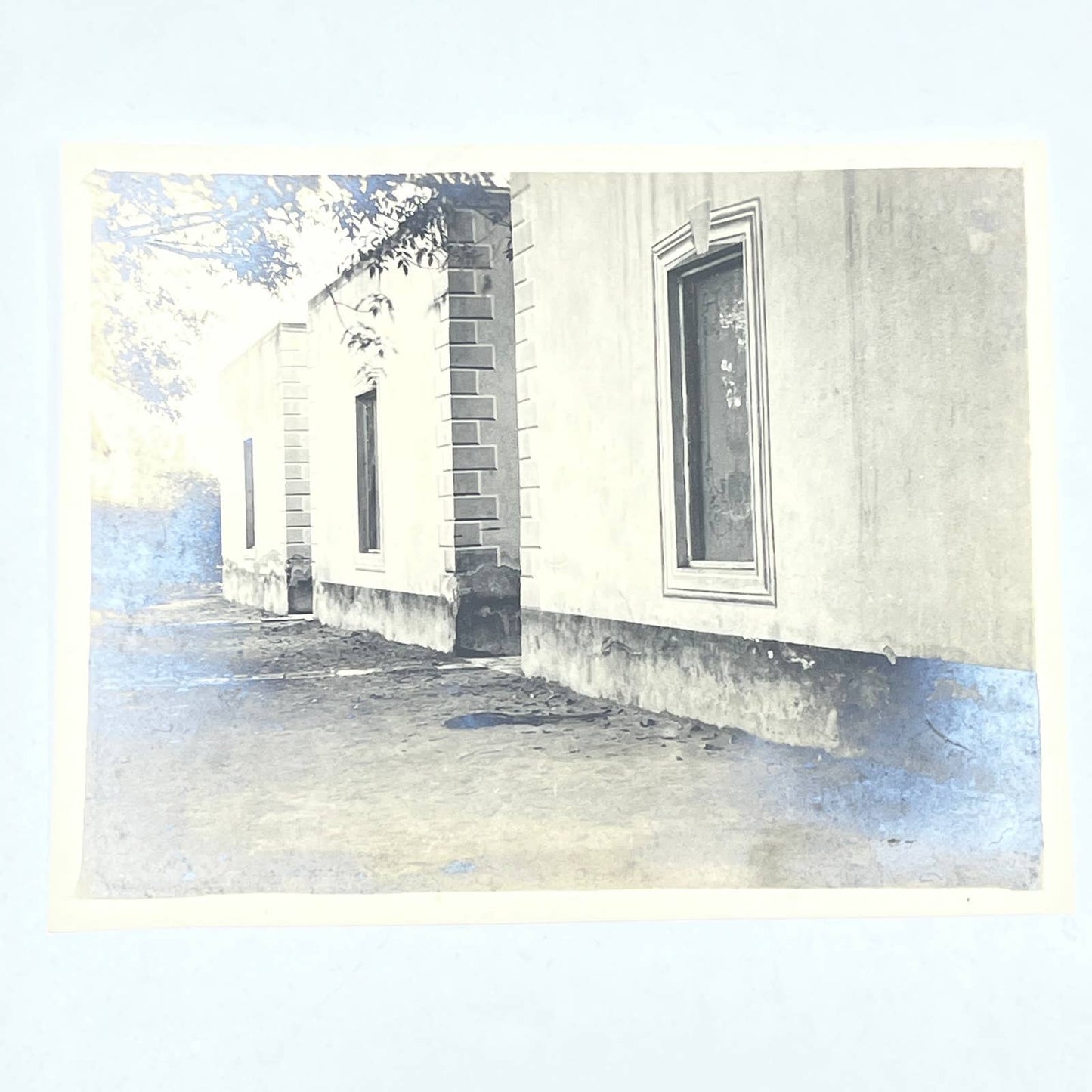 1903 Original Sepia Photograph Mineral Water Bathing Houses Tehuacan Puebla AC7