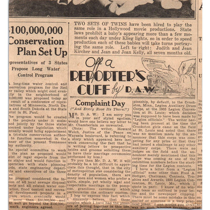 1935 Minneapolis Journal Newspaper Ad Thanksgiving Fanny Farmer Candies FL5-5