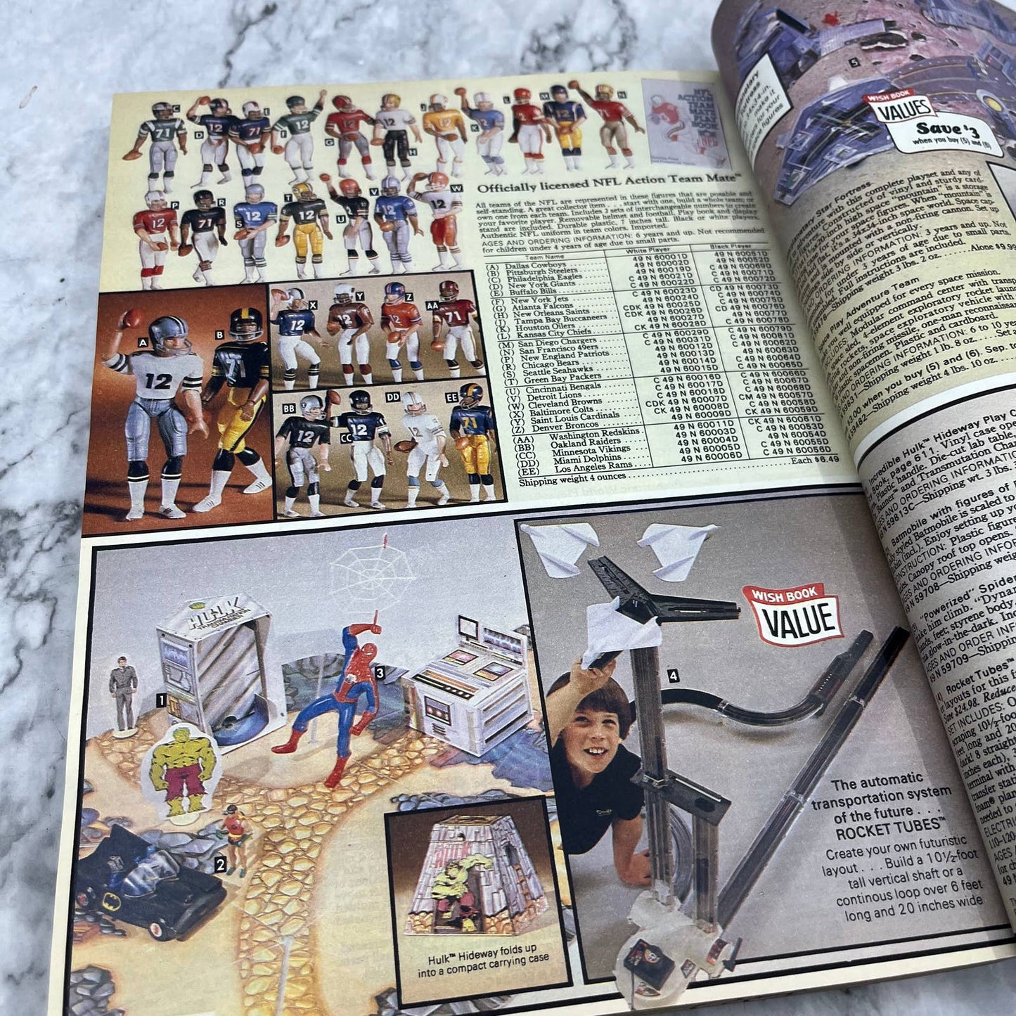 Vintage Sears Wish Book 1980 Christmas Toy Catalog Barbie, Star Wars, Lego S3