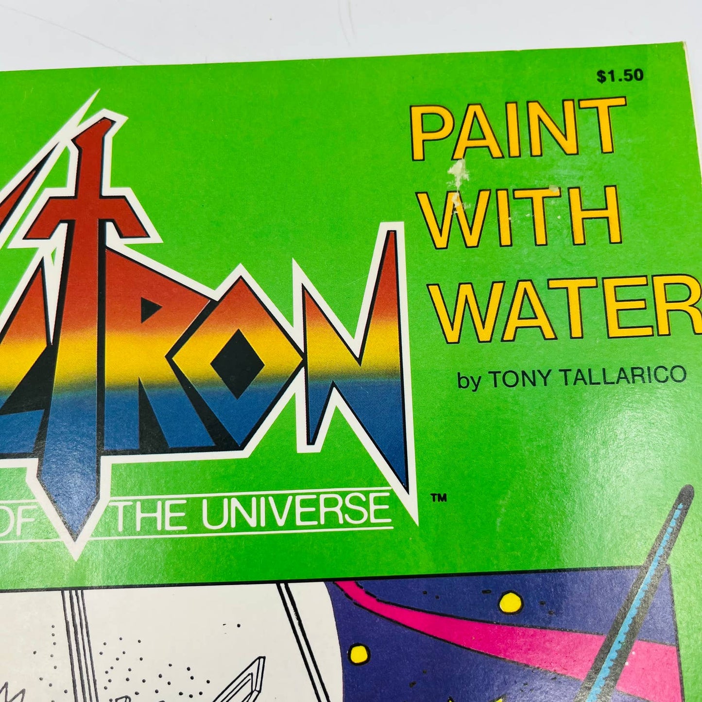 1985 VOLTRON Defender of the Universe Paint With Water BooK BA4