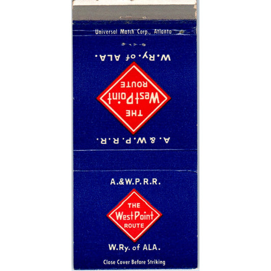 The West Point Route Crescent & Piedmont Ltd Advertising Matchbook Cover MM9-7