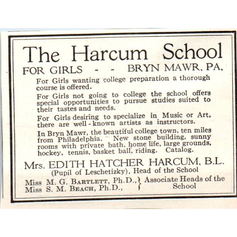 c1920 Harper's Magazine Ad - Mercersburg Academy William Mann Irvine PA EA3-1