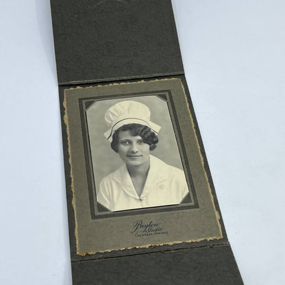 c1900 Victorian Nurse in Bonnet Coif Photo Payton Studio Colorado Springs TF5