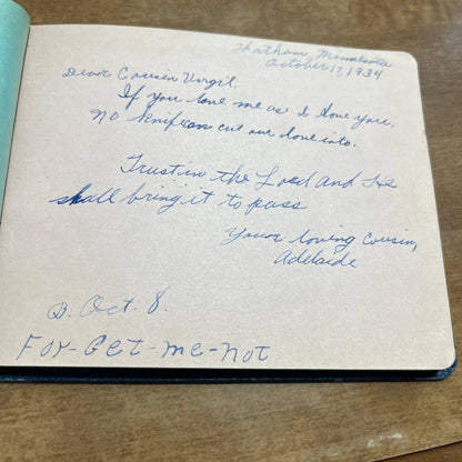 One-of-a-Kind 1934 Autograph Book LOADED MN Waltham Austin Virgil Shick TH4