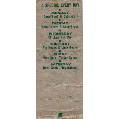 Roselli's Restaurant Bar & Grill Kansas City MO Advertising Matchbook SA9-M1