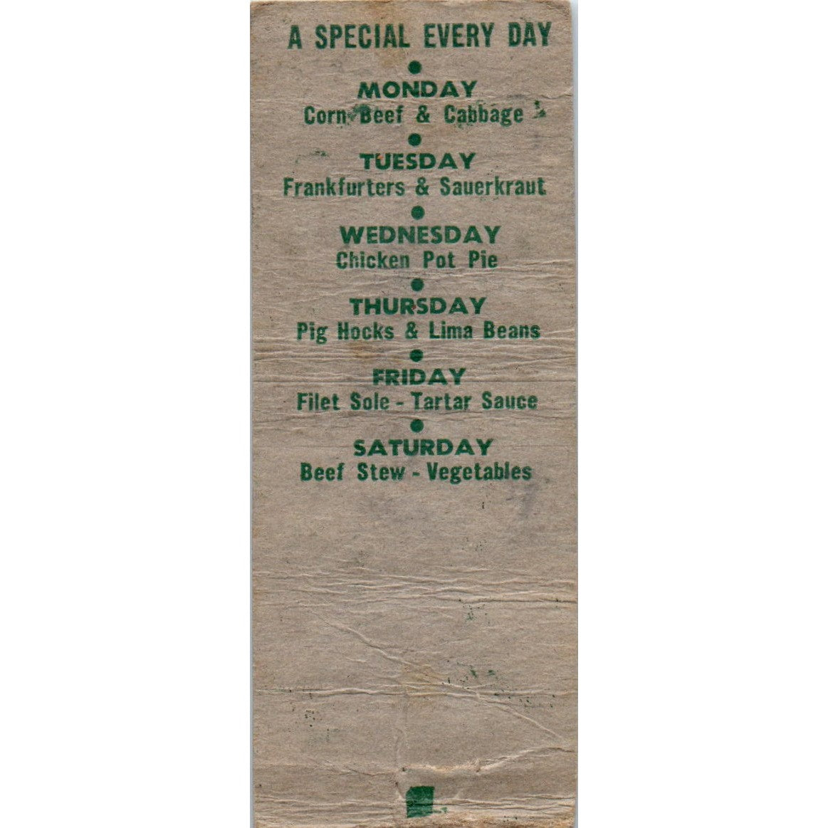 Roselli's Restaurant Bar & Grill Kansas City MO Advertising Matchbook MM9-5