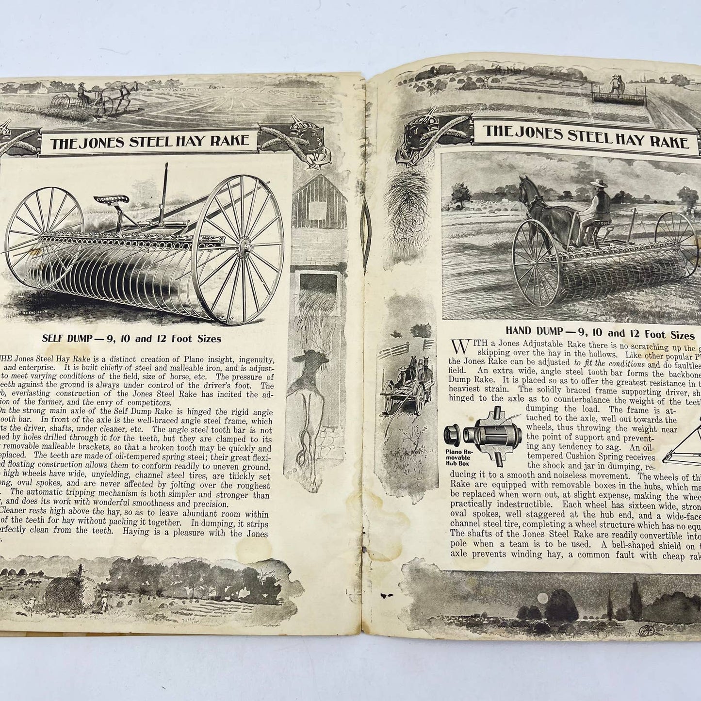 RARE 1900 Plano Light Running Harvesting Machinery Catalog Chicago TF7