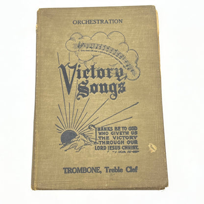 Victory Songs For Church, Sunday School Orchestration Trombone, Treble Clef TG4