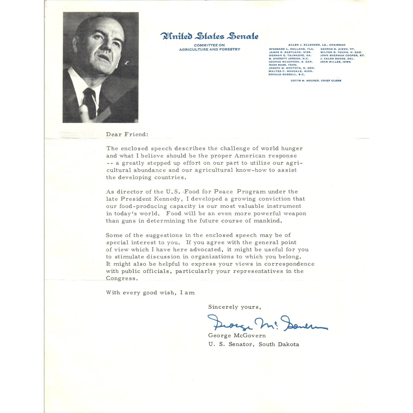 The Congressional Record Sep 23 1965 George McGovern Address on Vietnam B13