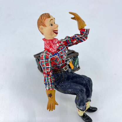 1998 Howdy Doody Shelf Sitter Music Box 5” TE7