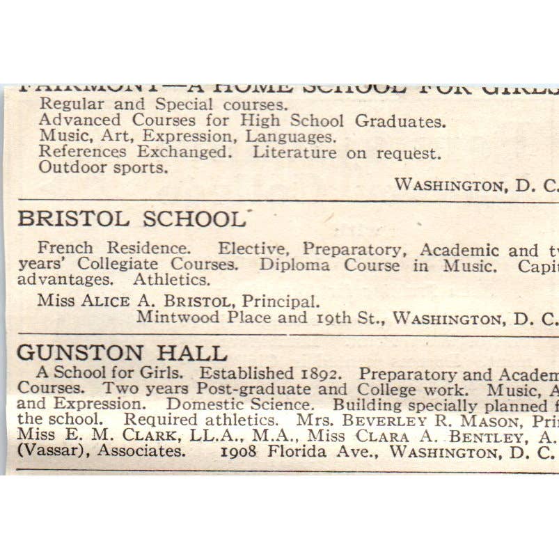 c1920 Harper's Ad- Pennsylvania Military College Chas. E. Hyatt Chester PA EA3-2