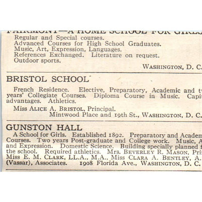 c1920 Harper's Ad- Pennsylvania Military College Chas. E. Hyatt Chester PA EA3-2