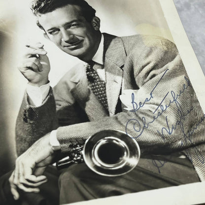 VTG Harry James Autographed Best Chesterfield Wishes 5x7 SIGNED Photo FL5-S