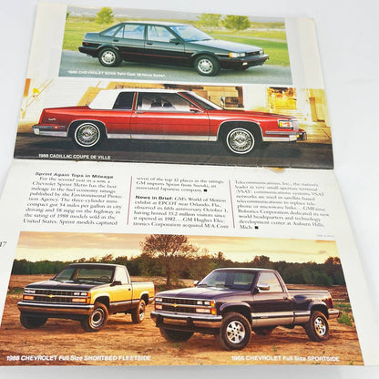 1987 GM General Motors Third Quarter Report Booklet Brochure TD8