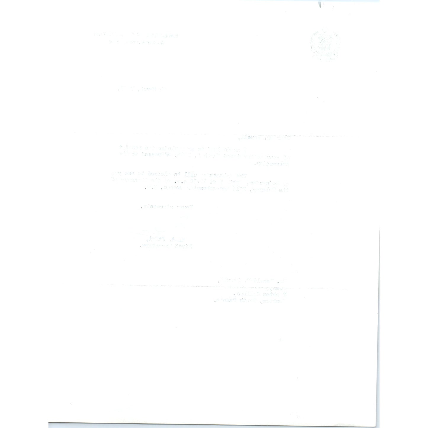 Embassy of Pakistan to US Letterhead Memo M.A. Jafri 3/8/63 B14