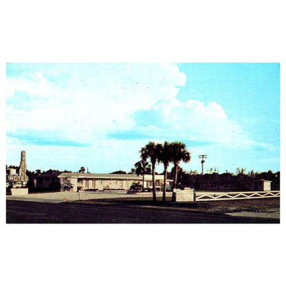 Vintage Postcard - Haley's Motel South Perry Florida AD9