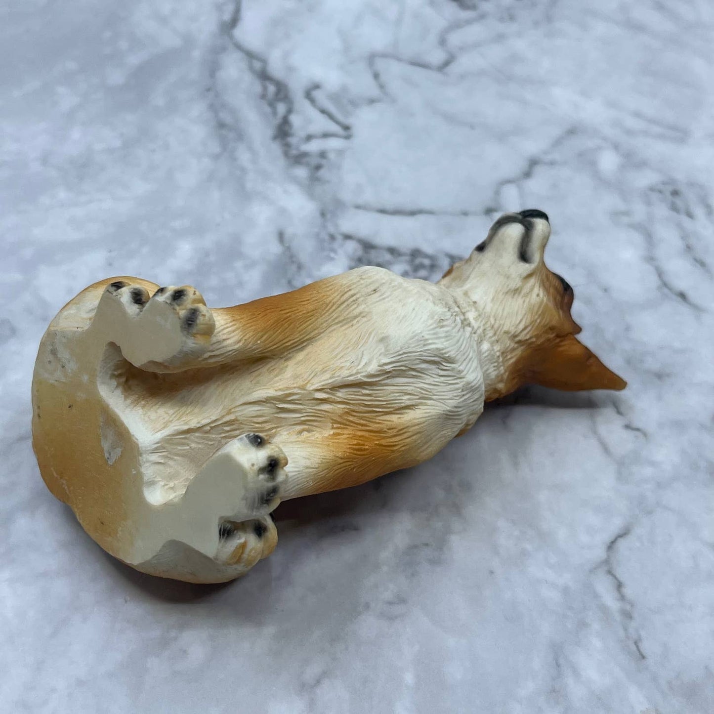 Vintage Hand Painted Cast Resin Chihuahua Dog Figurine 4” TE2