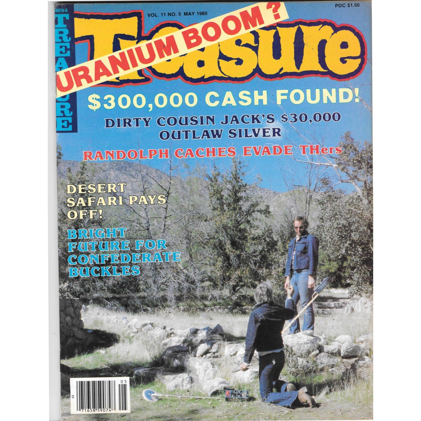 Treasure Magazine - Treasure Hunting Gold Mining Metal Detecting May 1980 M5