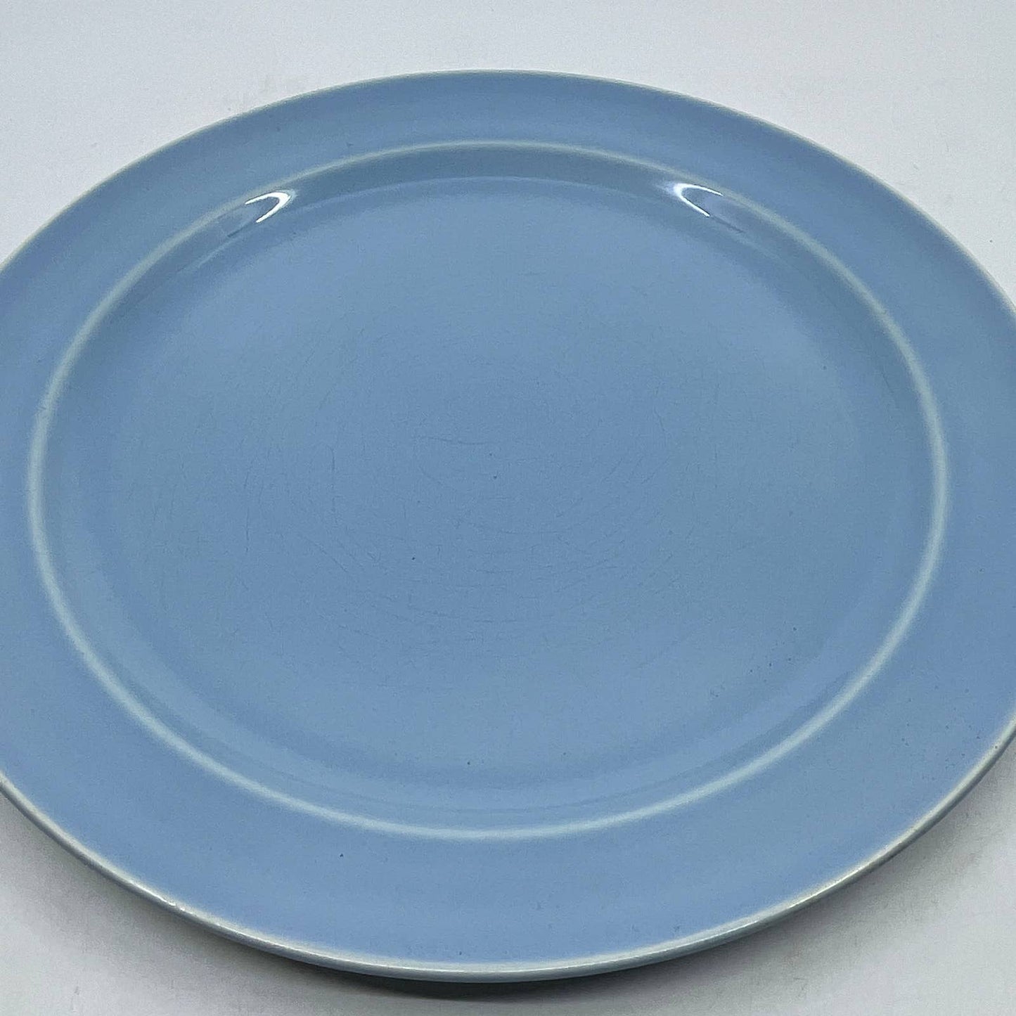 Vintage Lu-Ray Pastels Blue 9 1/4" Dinner Plate T.S.&T. TI3-5