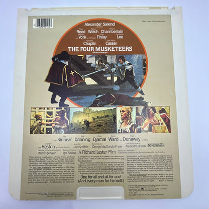 The Four Musketeers RCA SelectaVision - CED VideoDisc TG4