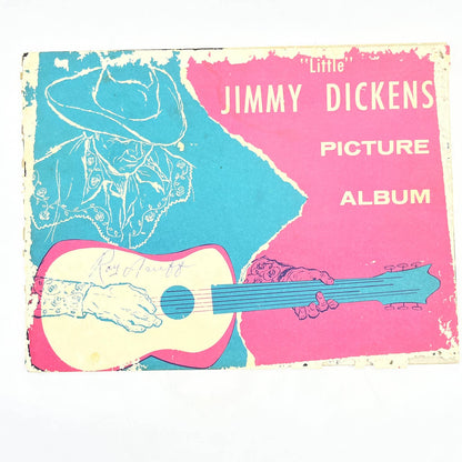 1955 SIGNED Little Jimmy Dickens Country Music Picture Album TG4