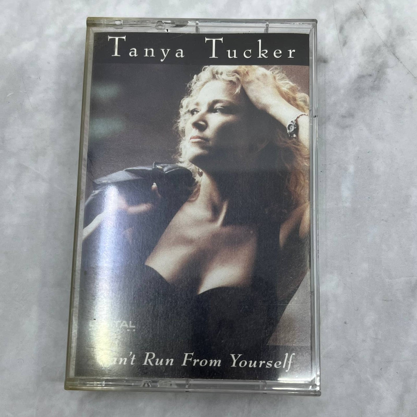 Vintage 1992 Tanya Tucker Can,t Run From Yourself Cassette Tape TB7-20