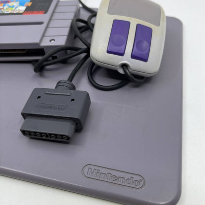 Mario Paint Super Nintendo SNES w/ Mouse Controller & Pad TH8