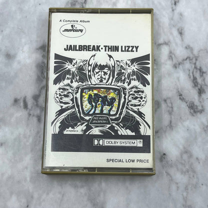 THIN LIZZY Jailbreak 1976 MCR Records Cassette Tape TJ6-74