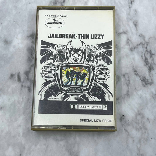 THIN LIZZY Jailbreak 1976 MCR Records Cassette Tape TJ6-74