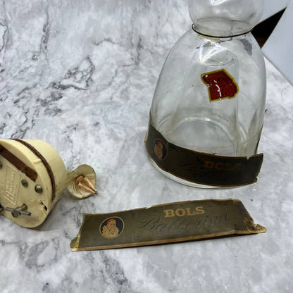 Vintage 1950's Luca's Bols Dancing Ballerina in a Liquor Bottle Music Box TJ4