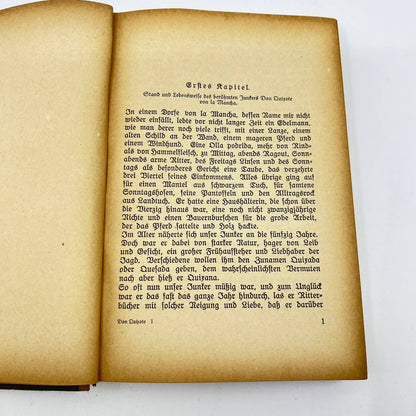 1920s Don Quixote German Edition Verlag Der Schiller Buchhandlung Berlin TF3
