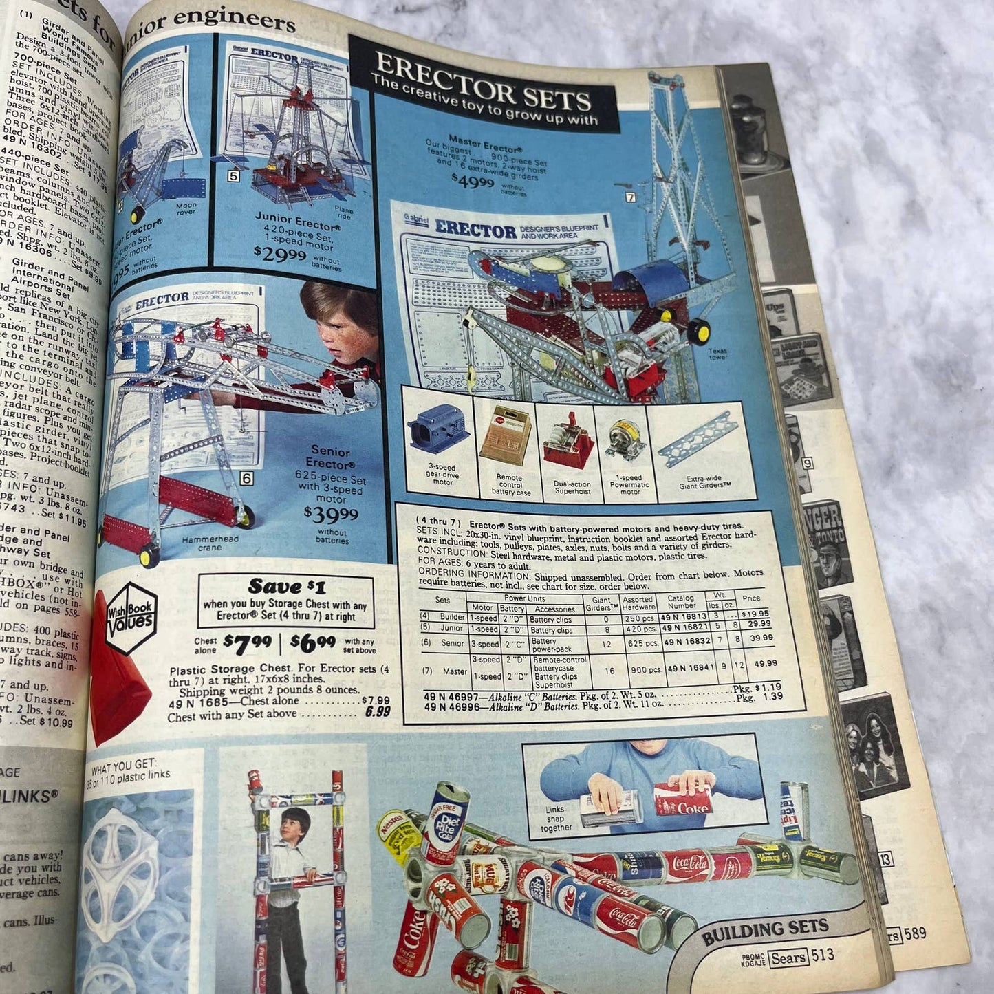 Sears 1978 Wish Book Catalog Star Wars Barbie Atari Lionel Toys Clothing S3-1