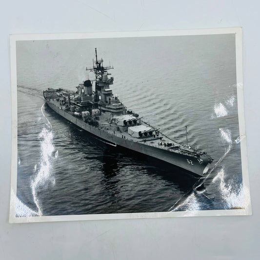 Vintage US Navy USS New Jersey Battleship BB-62 Official Navy Photograph 8x10 C9