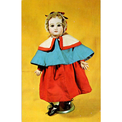 Jumeau Closed Mouth Doll Mary Merritt's Doll Museum Original Postcard PB9