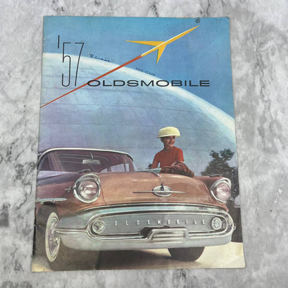 1957 Oldsmobile Color Deluxe Sales Brochure NinetyEight Starfire Super 88 TK2