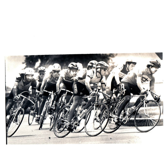 1987 Press Photo Bay State Bicycle Races on Memorial Drive Miami 8x10" AD3