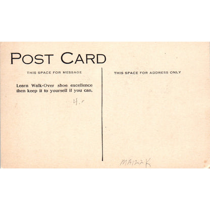 Walk-Over Shoes The Gossips Pilgrims c1910 Advertising Postcard P1-14