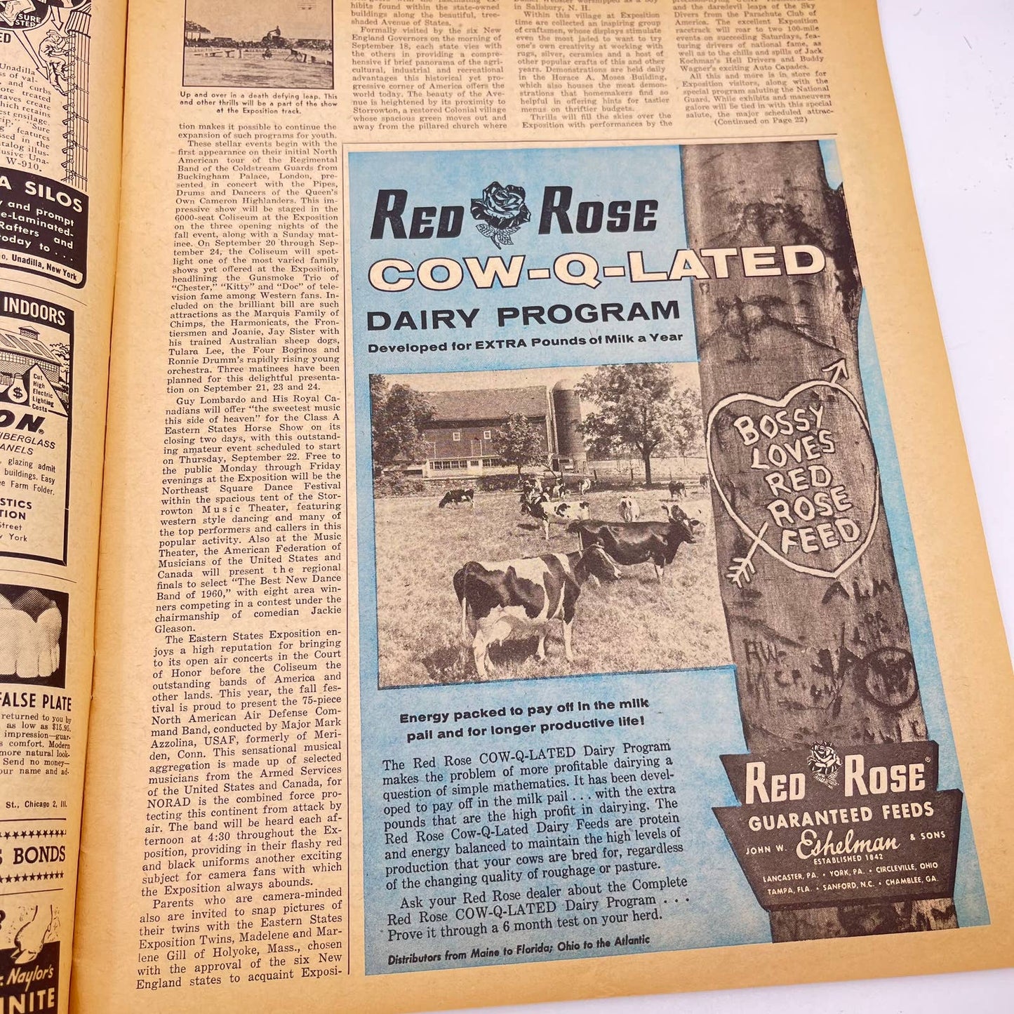 1960 September New England Homestead Magazine 39th Eastern States Exposition TF5