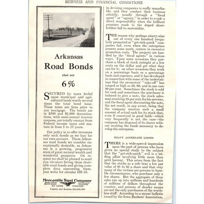 c1920 Harper's Magazine Ad - National Bank of Commerce NY TF6-1