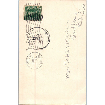 1906 Valentine Cartoon Findlay Ohio Raphael Tuck Original Postcard P2-8