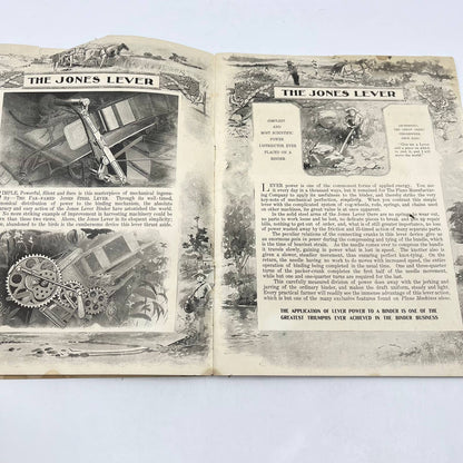 RARE 1900 Plano Light Running Harvesting Machinery Catalog Chicago TF7