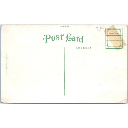 Camp Douglas WI National Guard First Artillery Band X-Mas 1912 Postcard TK1-25